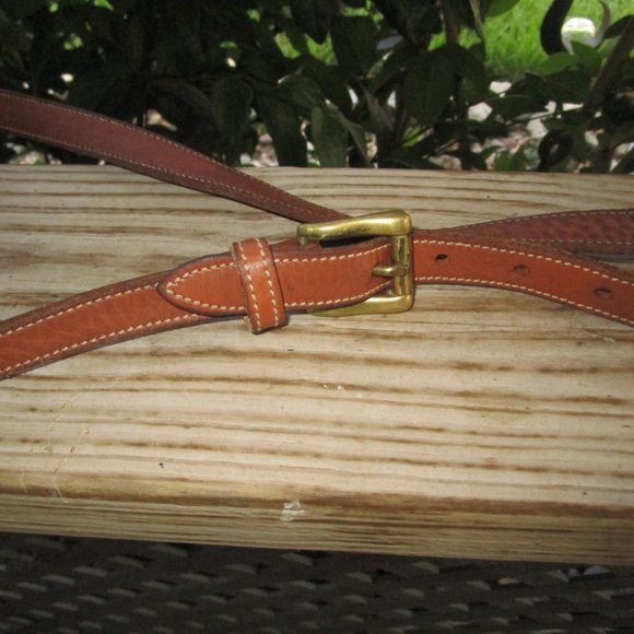 Vintage Dooney & Bourke Burnt Orange All Weather Leather Bag USA - Picture 11 of 14